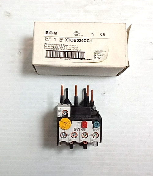 Eaton - XTOB024CC1 - Thermal Overload Relay - 16-24A - NEW