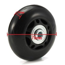 Ricrrover Luggage Suitcase Wheels Replacement Kit 75x24mm/2.95"x0.94" w/ABEC ...