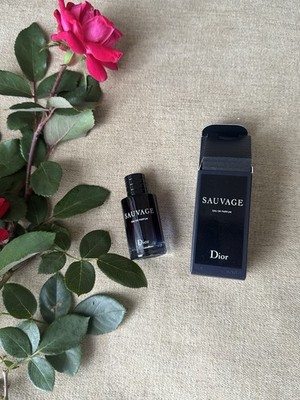 Dior Sauvage Eau de Parfum 10ml / 0.34 fl oz Mini Perfume Travel Size New In Box