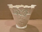 Weller Pottery 6 1/2" Candis Pattern Art Deco Vase Embossed Floral 1930's