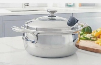 PRINCESS HOUSE VIDA SANA  5-PLY STAINLESS STEEL COOKWARE 5-Qt Casserole 5563 new