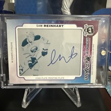 2014-15TheCup Sam Reinhart RookieMasterpieces 1/1 Rookie Auto#SPX175 print plate