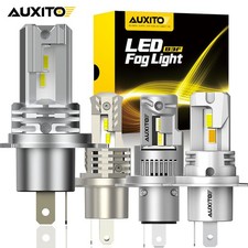 AUXITO 1/2X H4 Headlight Globe Light LED 6500K High Low Beam Bulbs Kits Xenon