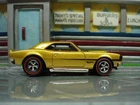 Hot Wheels new Gold '67 Camaro Super Redline Conversion