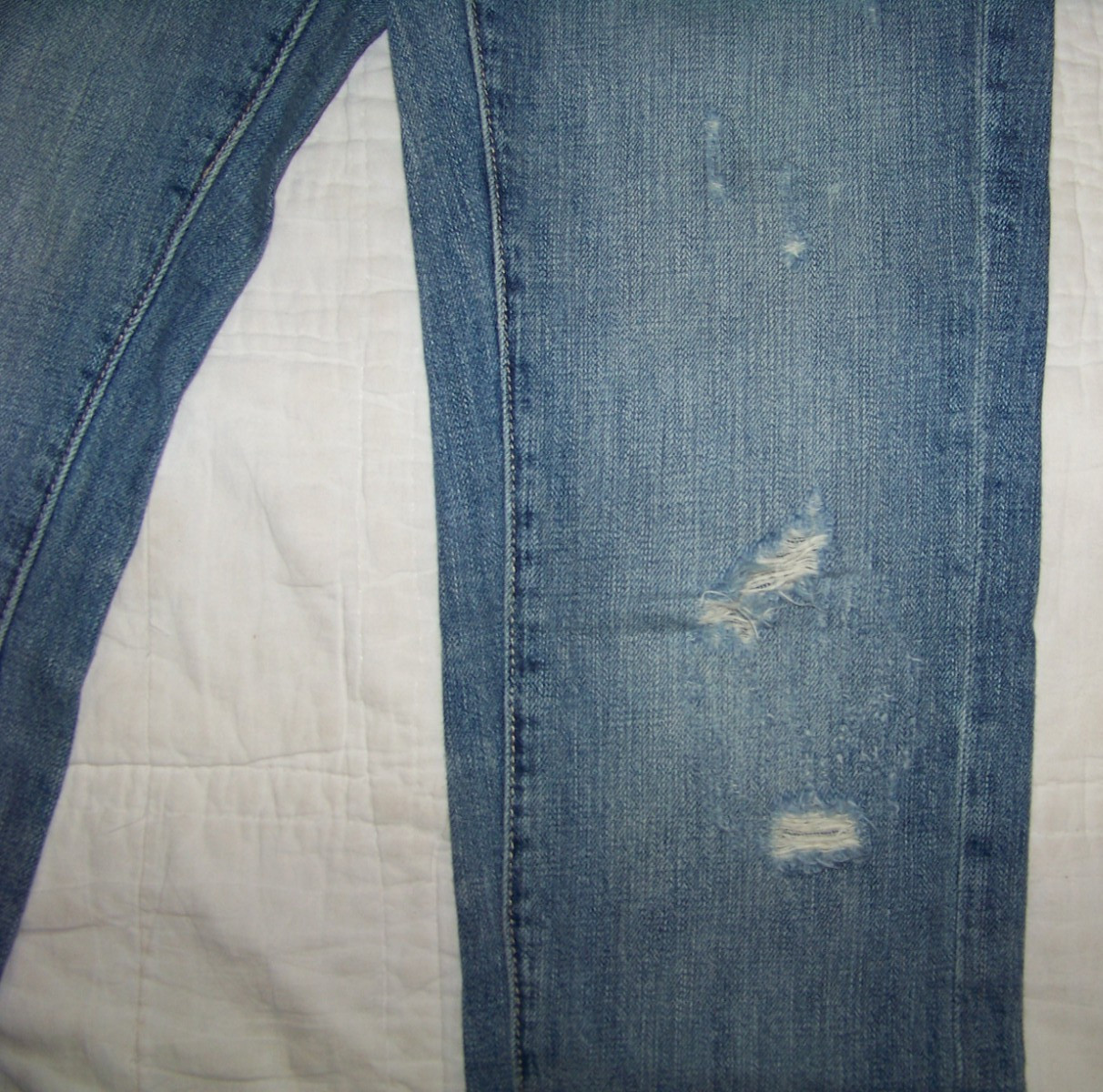 Women's Converse One Star Distressed Jeans - Size 4 - The Tomboy thumbnail 4