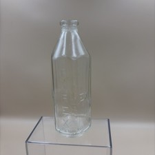 Vintage Pyrex Glass Baby Nurser Bottle 8 oz 6 Sided 58N Narrow Opening 6.5 In Ht