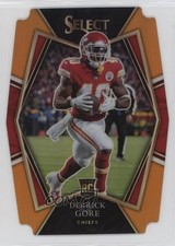 2021 Panini Select Premier Level Orange Prizm Die-Cut /249 Derrick Gore #184 7l6