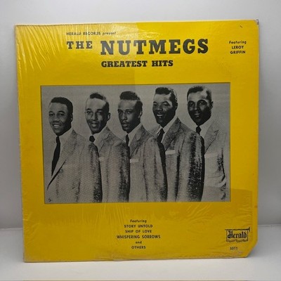 Rare *The Nutmegs  Greatest Hits  Herald Records 5011 LP in Shrink Vinyl EX/EX+