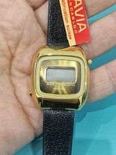 AVIA Quartz Swiss Made Vintage – Anni ’70 – Orologio Digitale – NON FUNZIONANTE