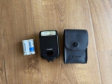 Canon Speedlite 160E Flash w/case and new battery Tested Works