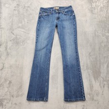 Vintage LEI Jeans Womens 1 Juniors Blue Chelsea Low Rise Bootcut Stretch Casual