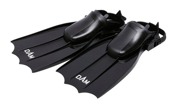 DAM Belly Boat Stiefelflossen Boot Fins XXL Schwarz-image