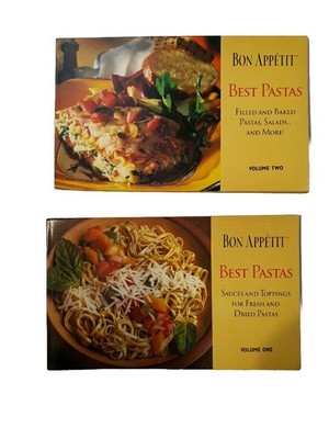 2 BON APPETIT  *Best Pasta* 1994 Recipe Booklets VOL 1 + 2 VINTAGE CookBooks 