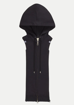 #ad #ad Veronica Beard zip in Hoodie Dickey one size Black $119.95