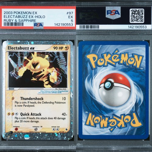 Electabuzz ex graded PSA 5 for sale on eBay