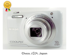 Nikon COOLPIX S6600 16.0MP Digital Camera - White for sale online