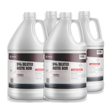 5 Diluted Acetic Acid Food Grade - 4 Gallon Case