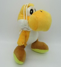 Peluche 20cm YOSHI GIALLO Draghetto con ventosa SUPER MARIO Bros Kart Land Wii