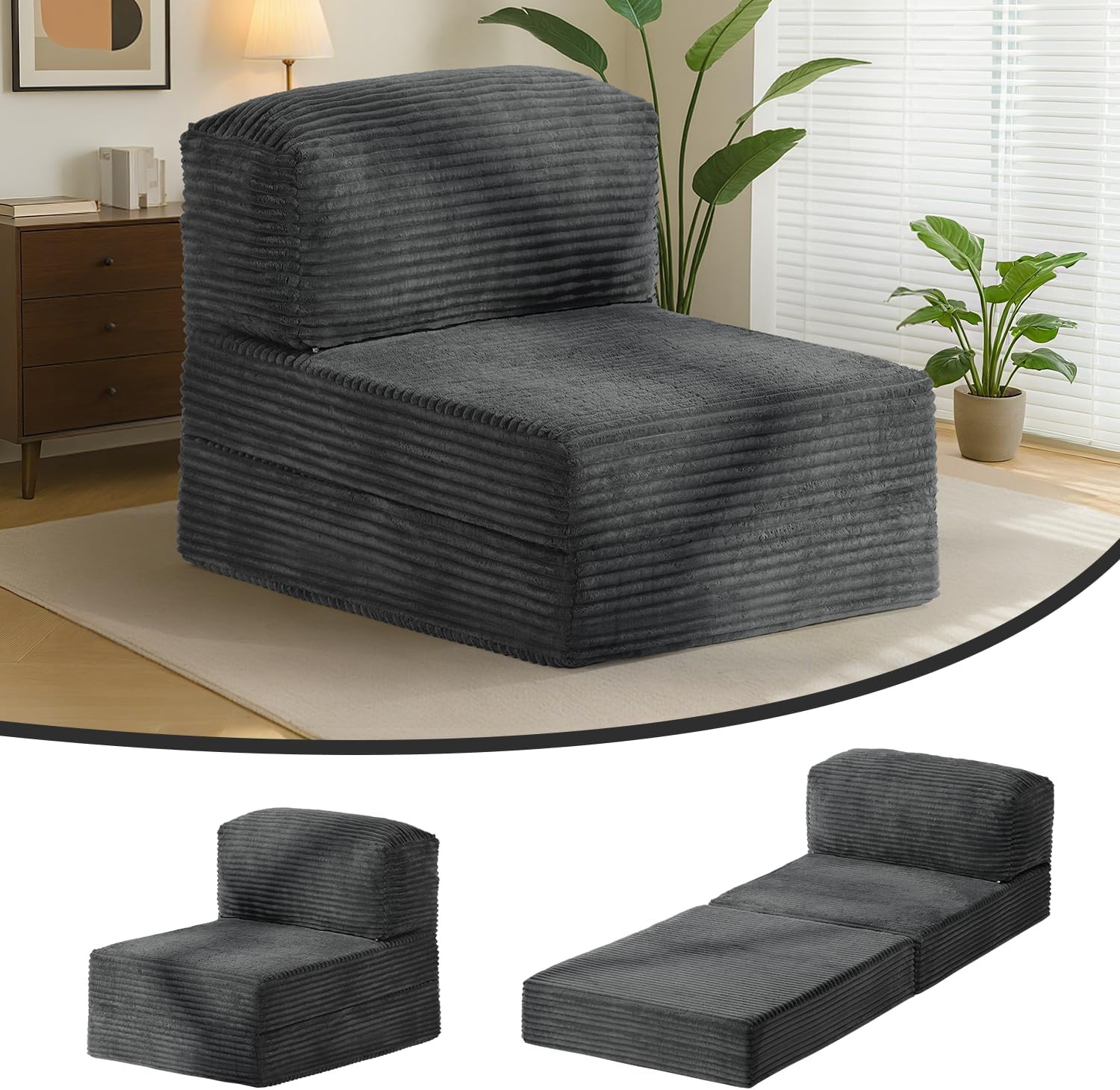 Foldable Mattress With Back Support,
