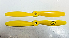 Vintage. Two Nylon Tornado 9x6 Propellers One mounted one unused. RC Airplane