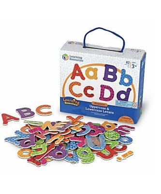 T-NIB Learning Resources Magnetic Upper & Lowercase Letters 82 Piece Set Ages 3+