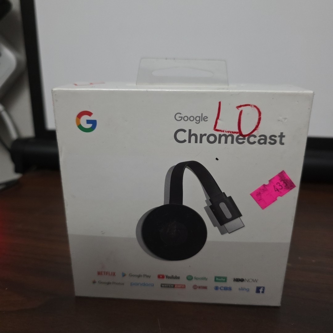 Google Chromecast (2nd Generation) HD Media Streamer - Black
