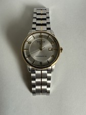 Tissot Powermatic 80 Two-Tone Stainless Steel Automatic Wristwatch Silver Dial