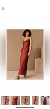 BHLDN Women's Burnt Orange Spaghetti Strap