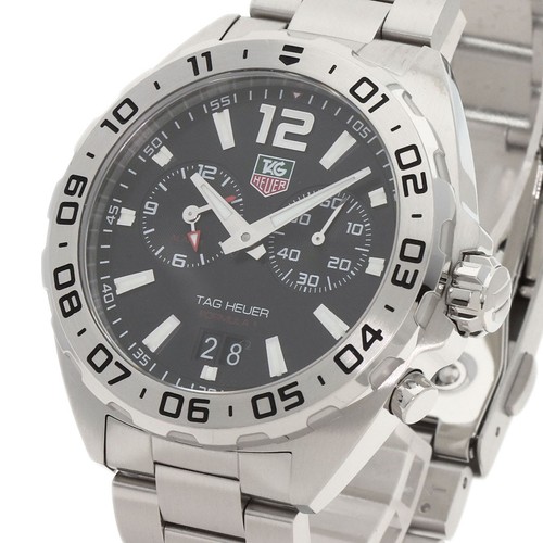 Orologio TAG Heuer WAZ111A Formula 1 Sveglia Acciaio Inox/SS Uomo Nero Misura 41mm - Foto 6 di 10