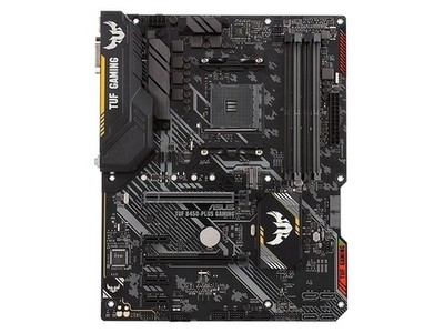 For ASUS TUF B450-PLUS GAMING motherboard AM4 4×DDR4 64GB HDMI+DVI ATX Tested OK
