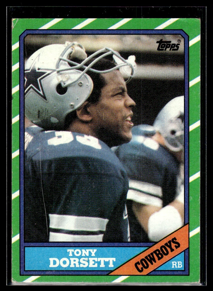 1986 Topps Tony Dorsett Dallas Cowboys #126