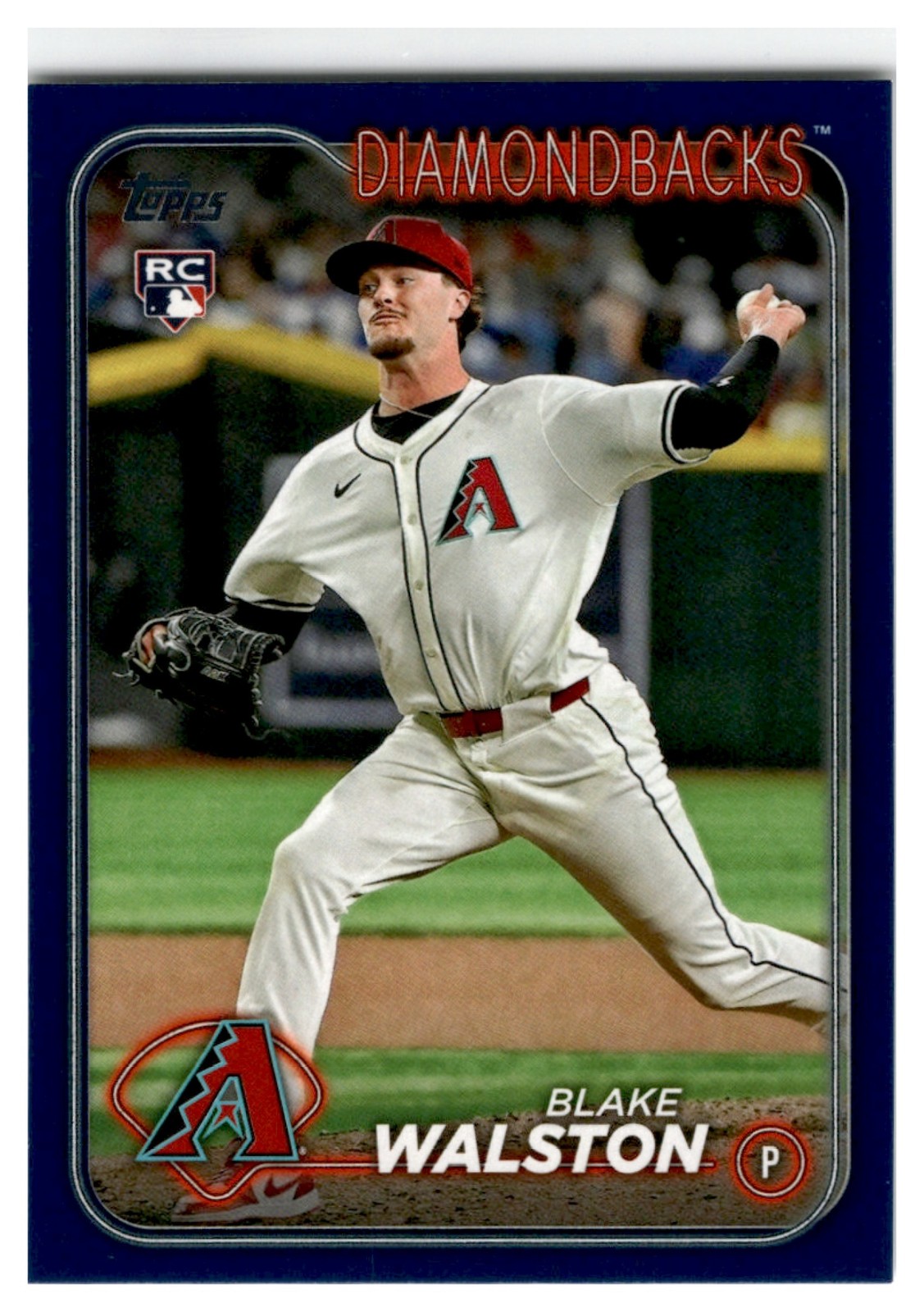 2024 Topps Update Blake Walston Royal Blue #US29 RC Diamondbacks