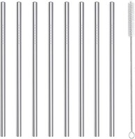Cocktail Strohhalme Edelstahl Kurze Strohhalm Wiederverwendbar Metall