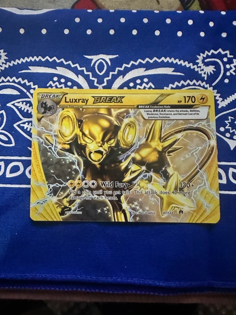 Luxray BREAK 47/122 Pokemon TCG XY: Breakpoint LP