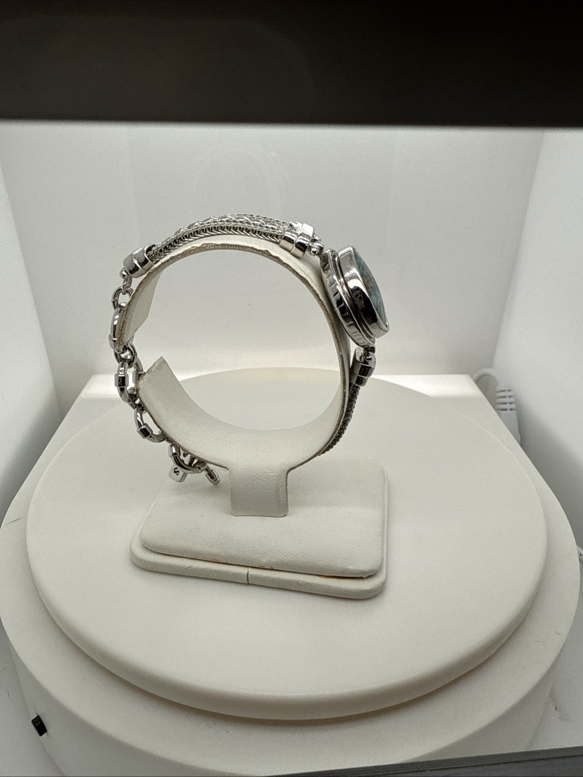 Silver Time Braclet Toggle Clasp With Handcrafted… - image 3