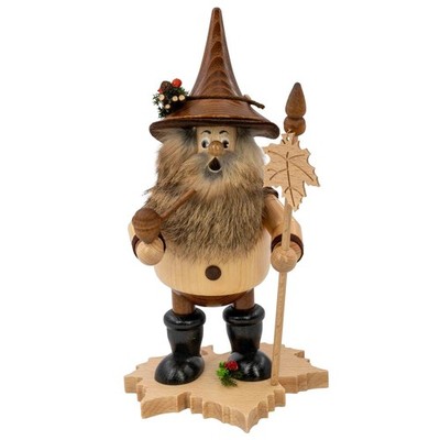 Räuchermännchen DWU Wichtel Blattwichtel Eichel Kastanien Ahorn Erlenblatt 26 cm
