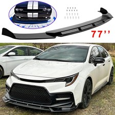 Gloss Front Bumper Lip Spoiler Splitter Lower Body Kit For Toyota Corolla Se Xse Gloss Front Bumper Lip Spoiler Splitter Lower Body Kit For Toyota Corolla Se Xse