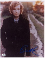 Beck Hansen Signed Autographed 11x14 Photo Railroad Tracks Vintage ACOA