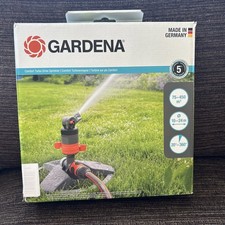 GARDENA 08143-20 Comfort Jet Turbine Sprinkler 75-450m² Quiet & Efficient
