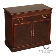 Drexel Mahogany Expandable Server Cabinet