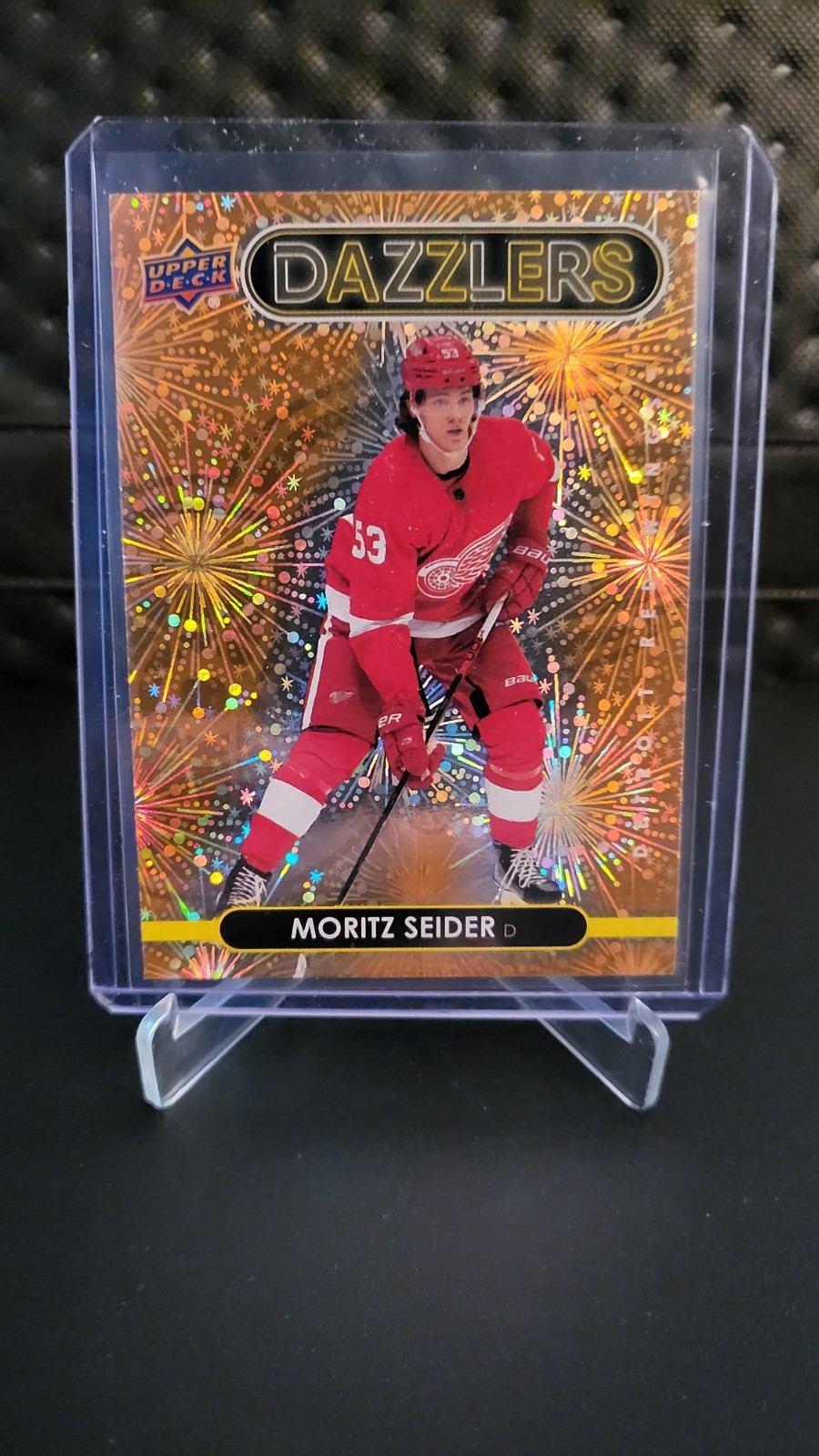 2021-22 Upper Deck Series 2 - Dazzlers Moritz Seider #DZ-67 Orange (RC)