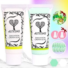 Simulation Fake Whipped Cream Clay Glue Silicone Decoden Craft Set