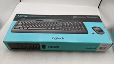 NEW Logitech - MK320 Full-size Wireless Membrane Keyboard and Mouse Bundle