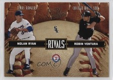 2004 Donruss Leather & Lumber Rivals 1959/2499 Nolan Ryan Robin Ventura HOF 1dm4