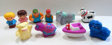 Lot of Rubber Animals John Deere Bath  Tub Toys