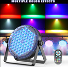 180W 60LED Par Light RGBW Par Can Spotlight DJ Disco Club Party Stage Lighting