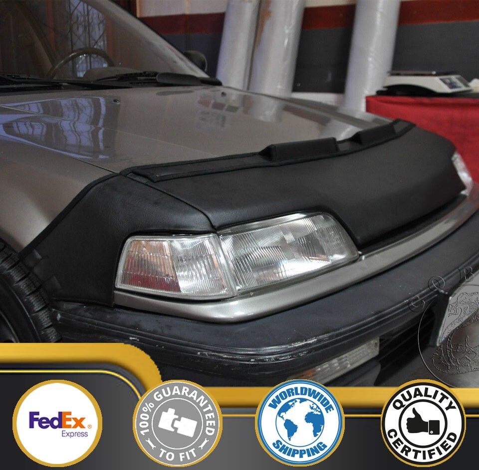 1988-1991 Honda Civic EF Fender Covers + Hood Bra Set 88 89 90 91