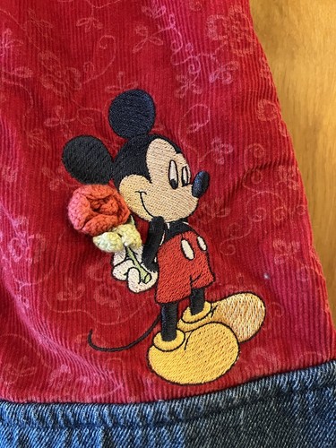 Jersey vaquero vintage de Mickey Minnie Mouse retazos talla 6 de Disney - Imagen 2 de 7