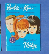 Vintage Mattel Booklet Barbie and Ken and Barbie's Best Friend Midge