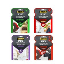 3M Scotch Fix Double-Faced Mounting Tape 19mm x 5m Mirrors Interior Exterior